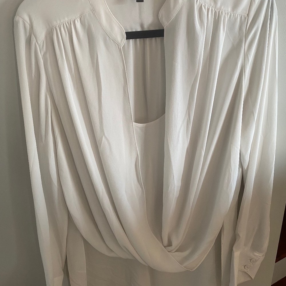 BCBG White Blouse